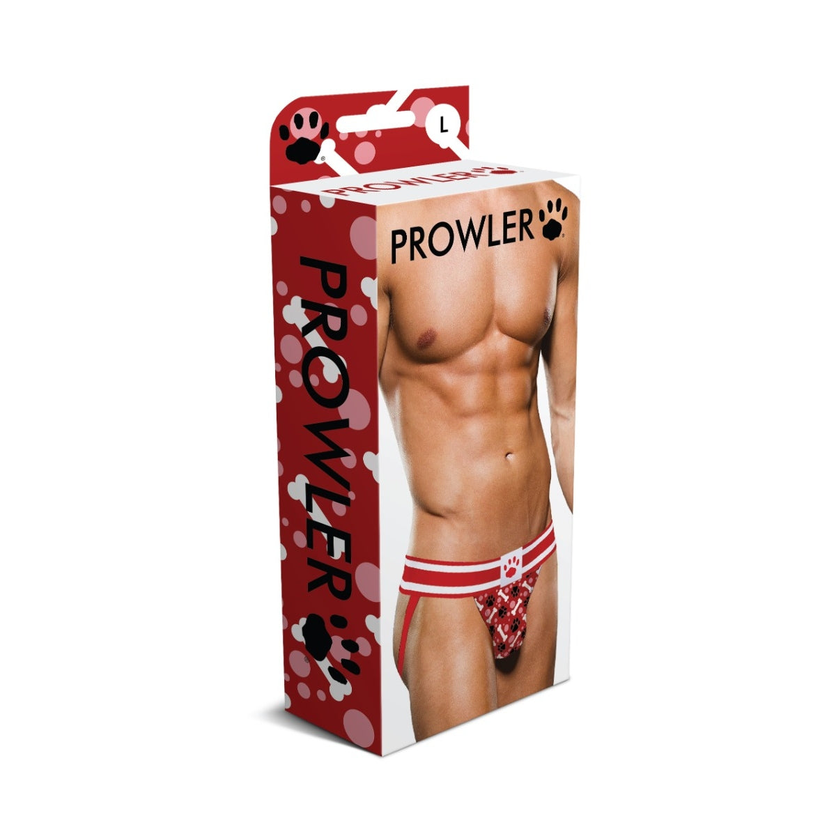 Prowler Red Paw Jock Strap Red White