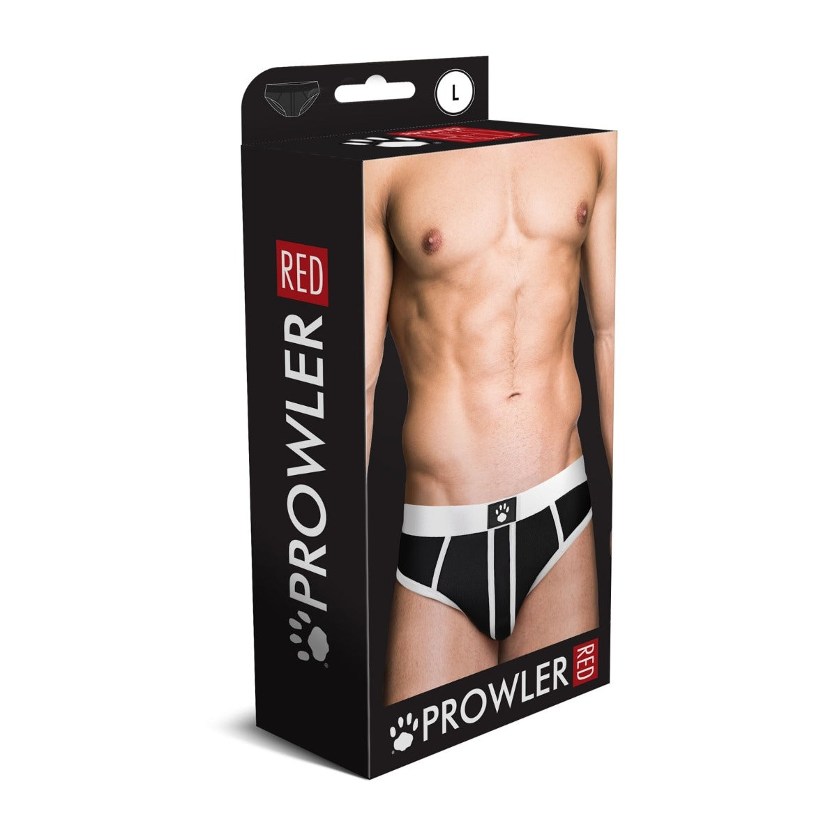 Prowler RED Ass-less Brief White - Simply Pleasure