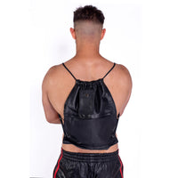 Prowler RED Leather Shoulder Bag Black