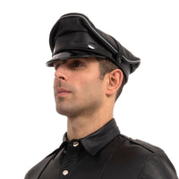 Prowler RED Leather Military Cap Black Grey