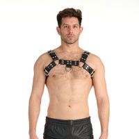 Prowler RED Leather Premium Butch Harness Black