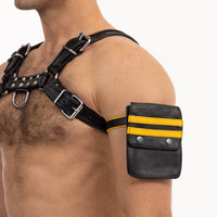Prowler Red Leather Pouch Wallet Black Yellow