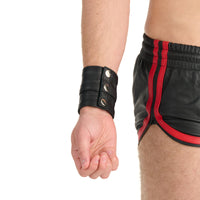 Prowler RED Leather Wrist Wallet Black