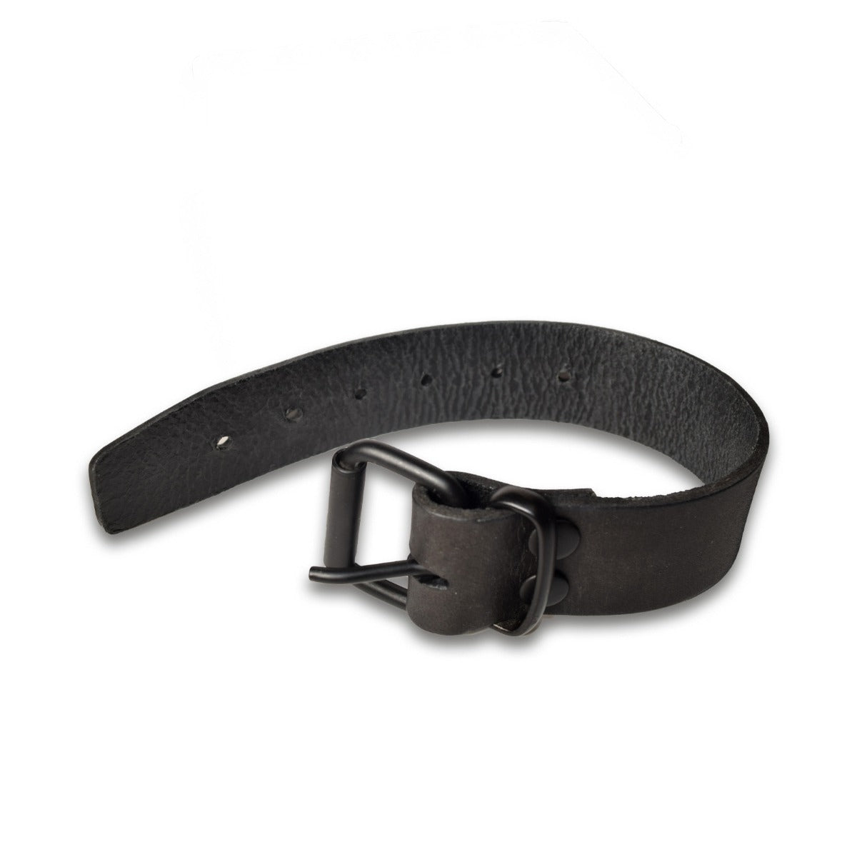 Prowler RED Leather Buckle Bicep Band Black Medium