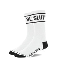 Prowler RED Slut Socks White Black