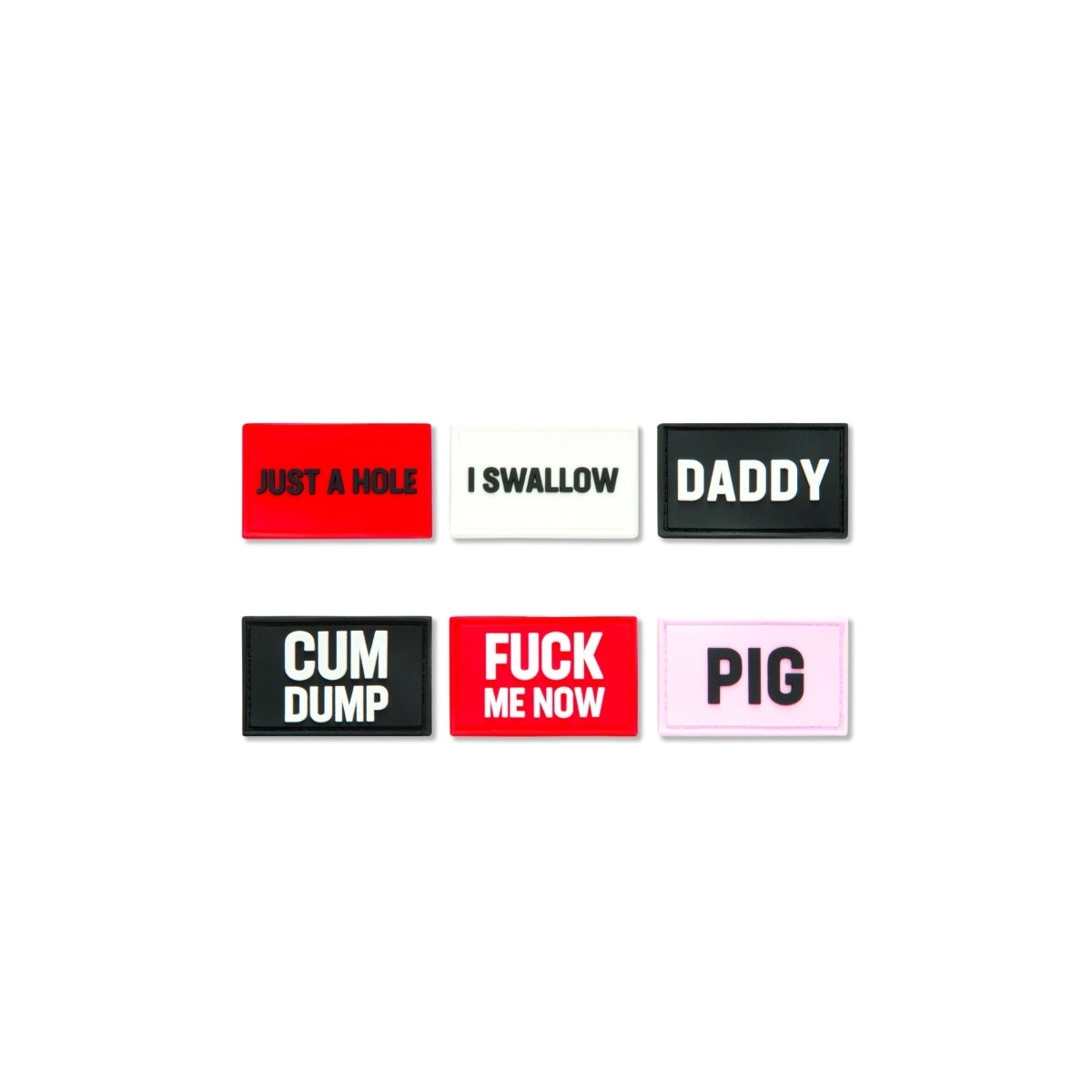 Prowler RED Switch Jock Strap Velcro Patches Pack 1