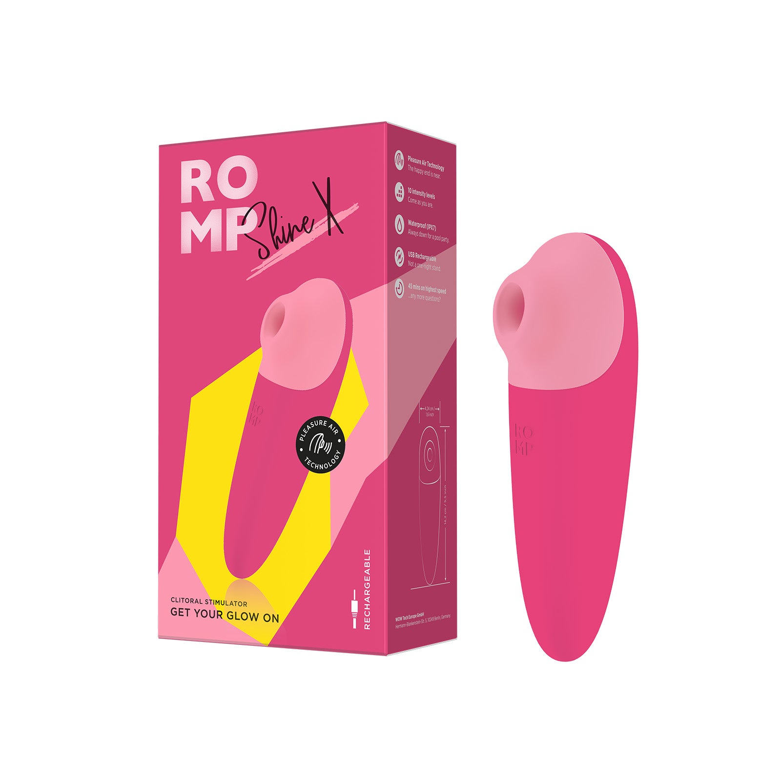 ROMP Shine X Vibrator Pink