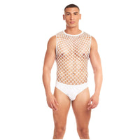 Rainbow Party Full Effect 2 Piece Costume Set White