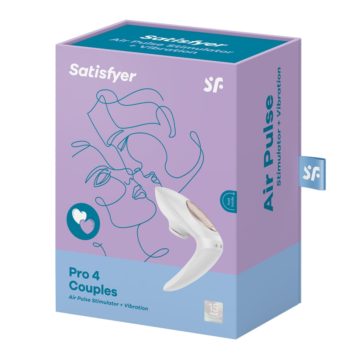 Satisfyer Pro 4 Couples Air Pulse Stimulator White