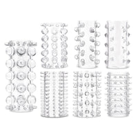 Me You Us Sensational Seven Textured Masturbation Sleeves Clear