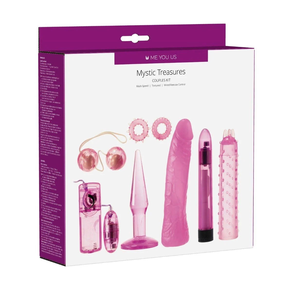 Me You Us Mystic Treasures Couples Sex Toy Kit Pink - Simply Pleasure