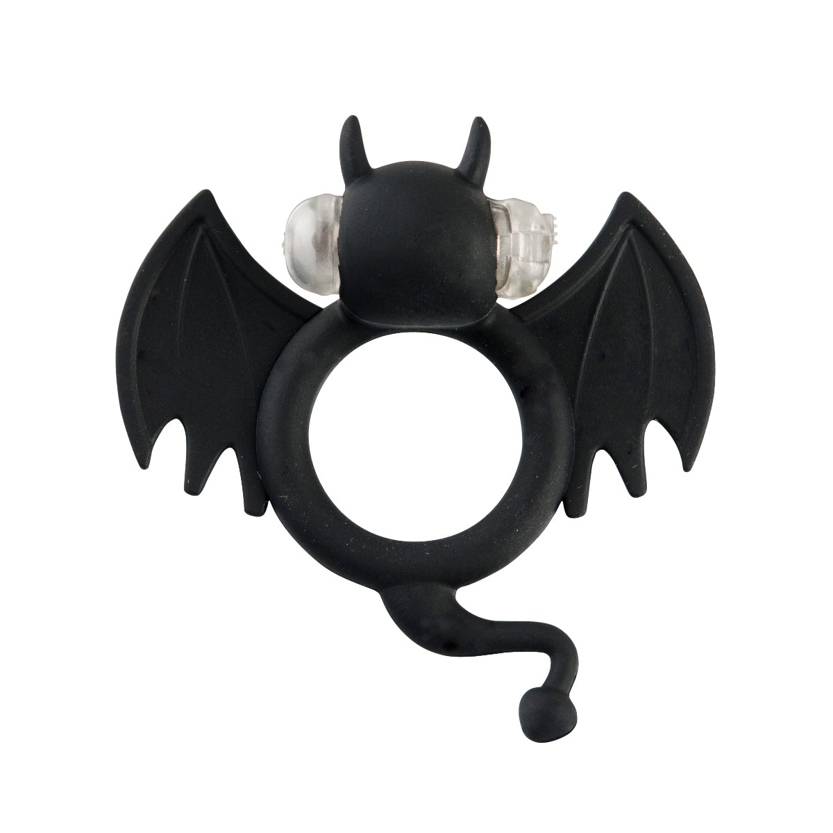 S-Line Bad Bat Vibrating Silicone Cock Ring Black