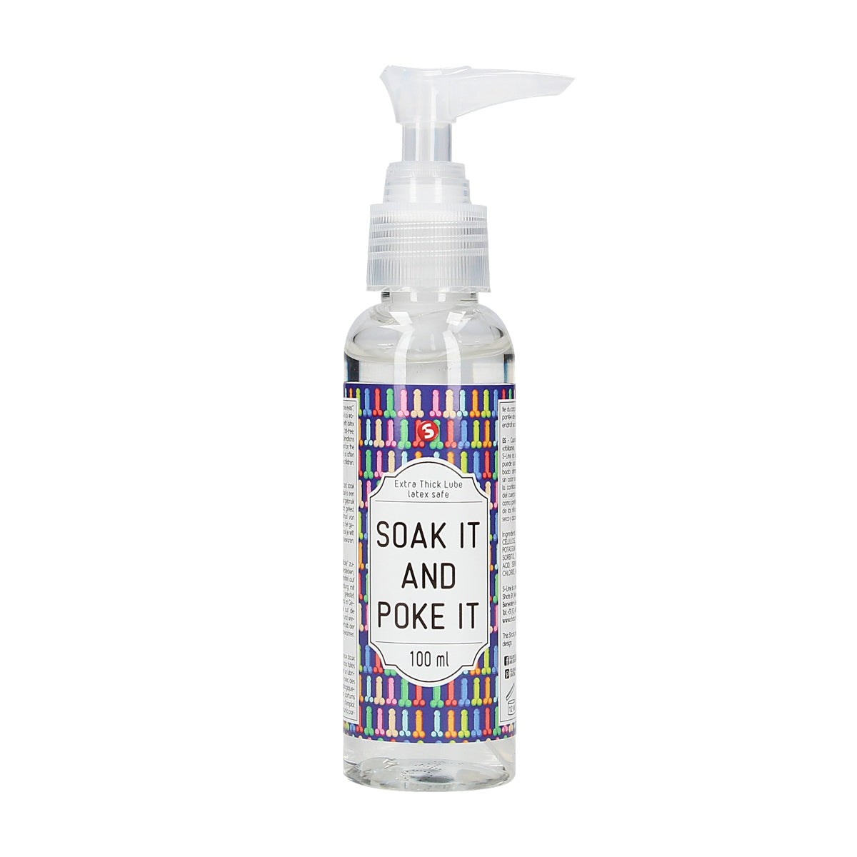 S-Line Soak It And Poke It Extra Thick Water Based Lube 100ml