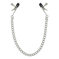 Master Series Ox Bull Nose Nipple Clamps Black Silver