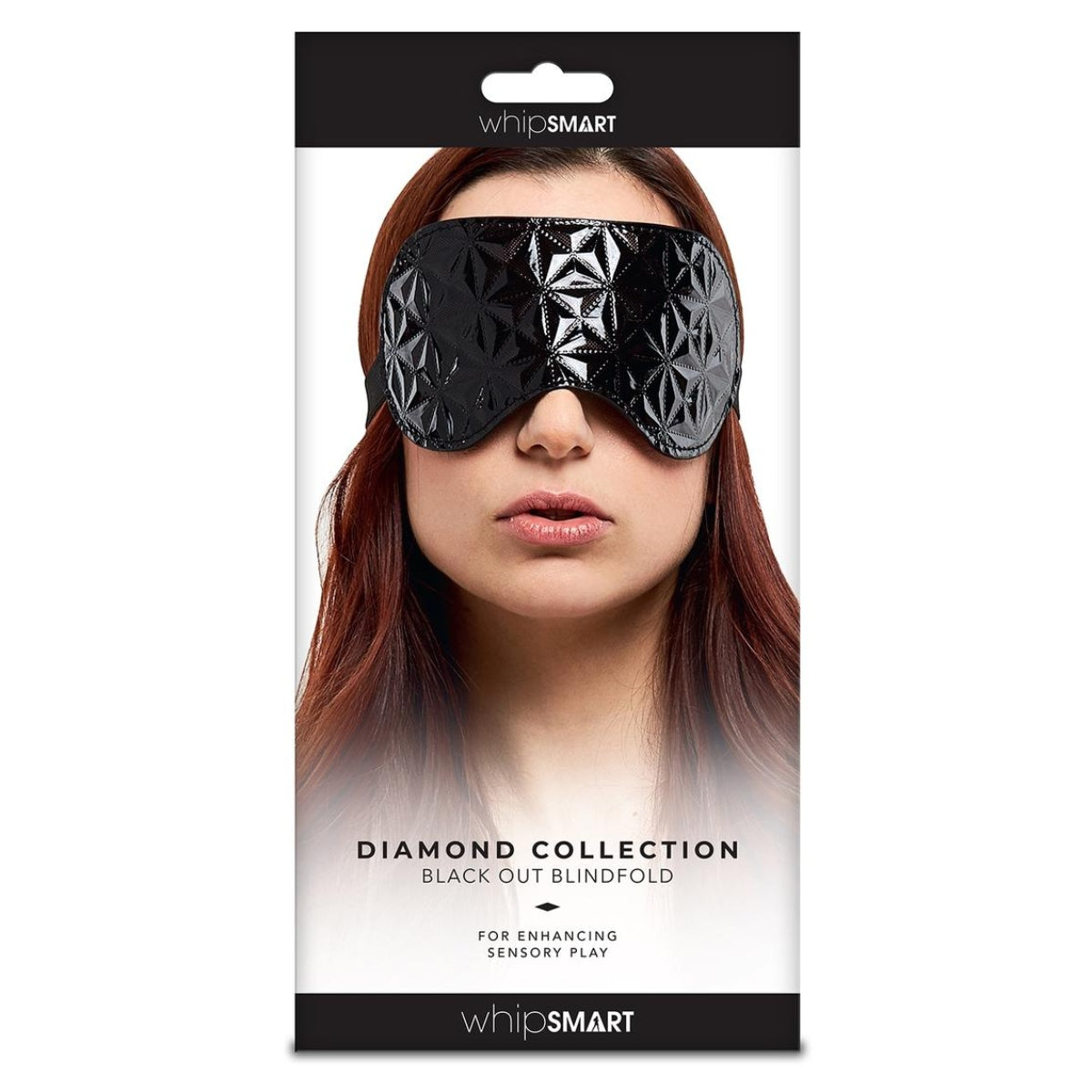 Whipsmart Diamond Collection Black Out Blindfold Black