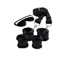 Whipsmart Fuzzy Collection Fuzzy Bedroom Bondage Kit Black