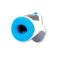 Zolo Blow Gun Full Shaft Masturbator White Blue