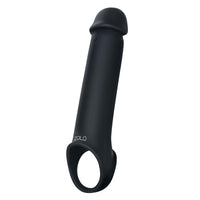 Zolo Vibrating Remote Control Penis Extender Black 8 Inch
