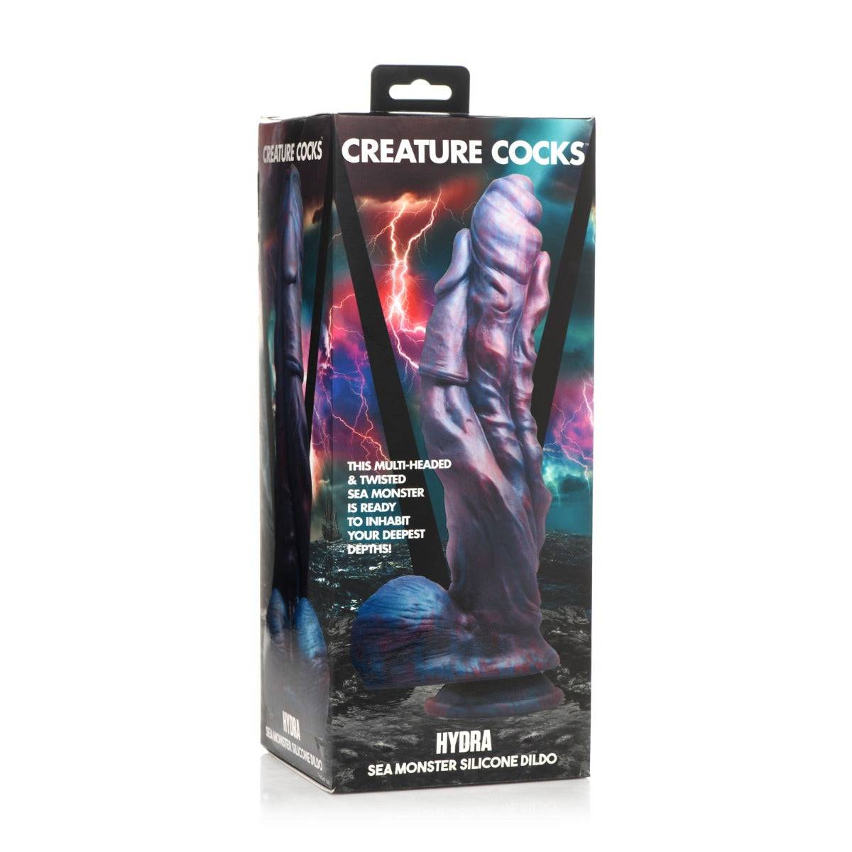 Creature Cocks Hydra Silicone Sea Monster Dildo Purple - Simply Pleasure
