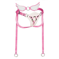 Creature Cocks Solyra Strap-On Harness Pink White