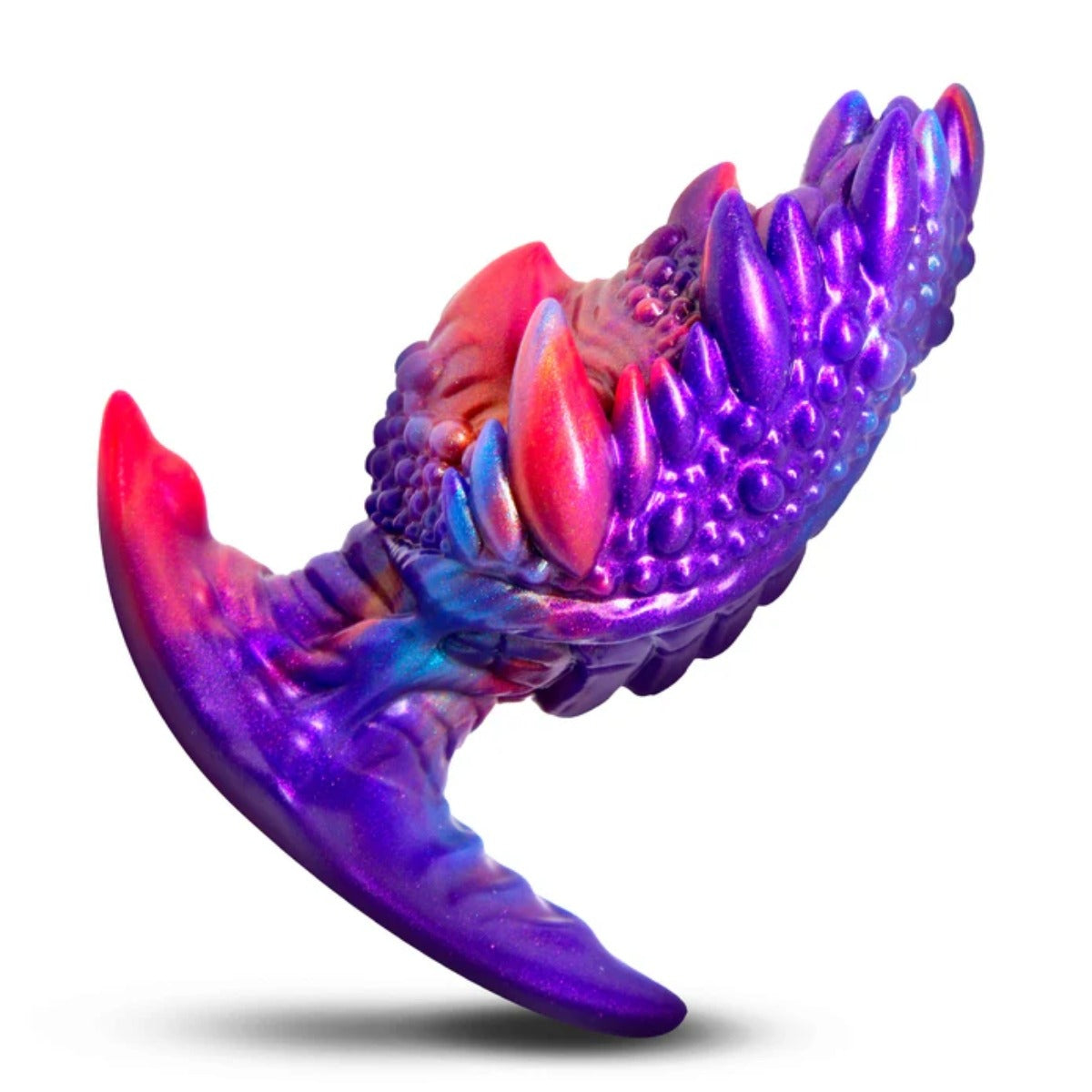Creature Cocks Volkron Silicone Butt Plug Purple Pink