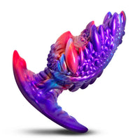 Creature Cocks Volkron Silicone Butt Plug Purple Pink