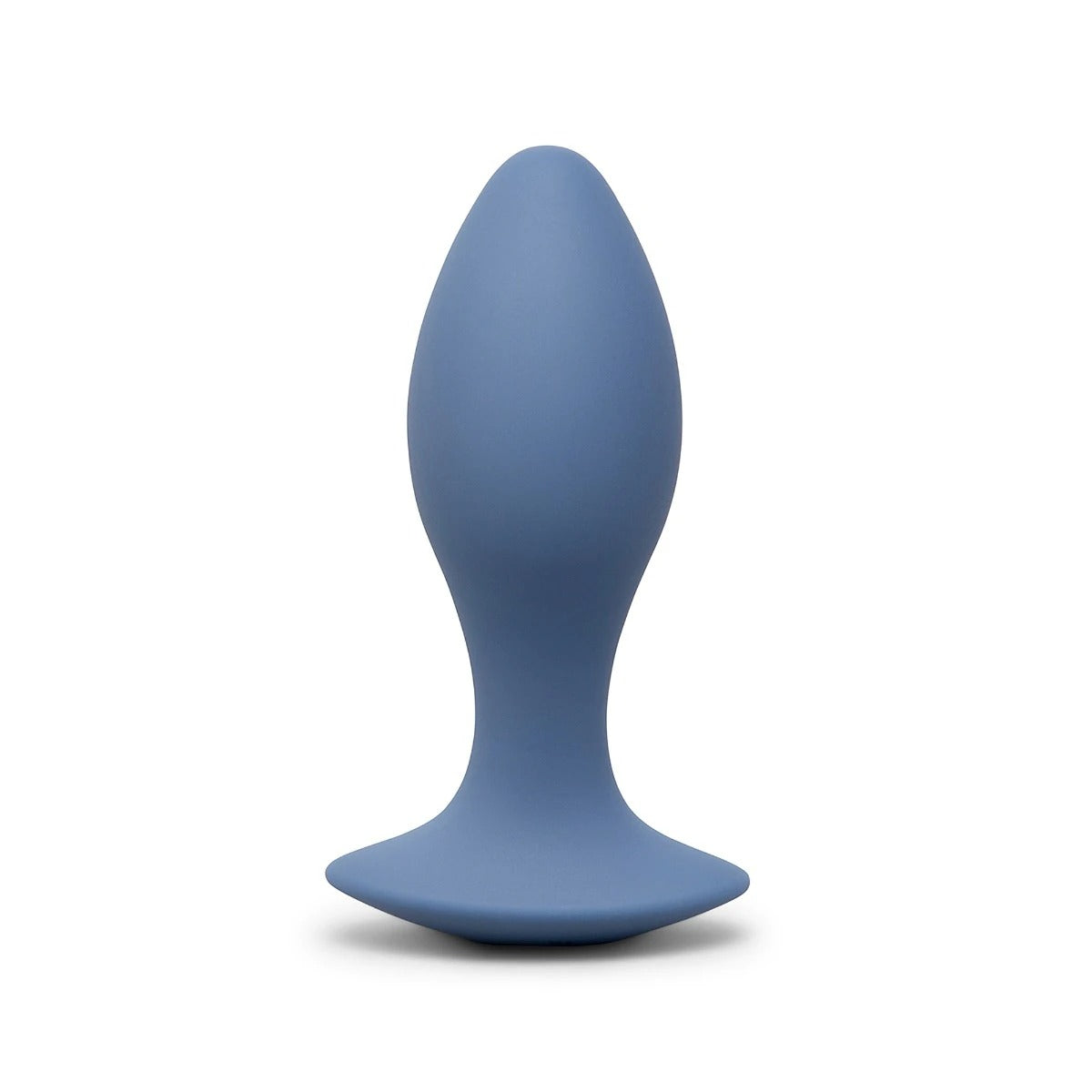 b-Vibe Vibrating Silicone Butt Plug Blue 4 Inch