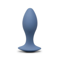 b-Vibe Vibrating Silicone Butt Plug Blue 4 Inch