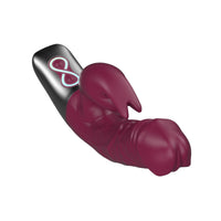Titanz Rotating Rechargeable Rabbit With Clit Stimulation Purple 3.5 Inch