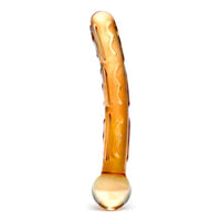 Glas Tickler Dildo Orange 7.5 Inch - Simply Pleasure