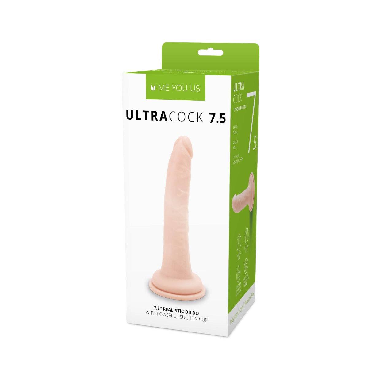 Me You Us Ultra Cock Realistic Dildo 7.5 Inch - Simply Pleasure