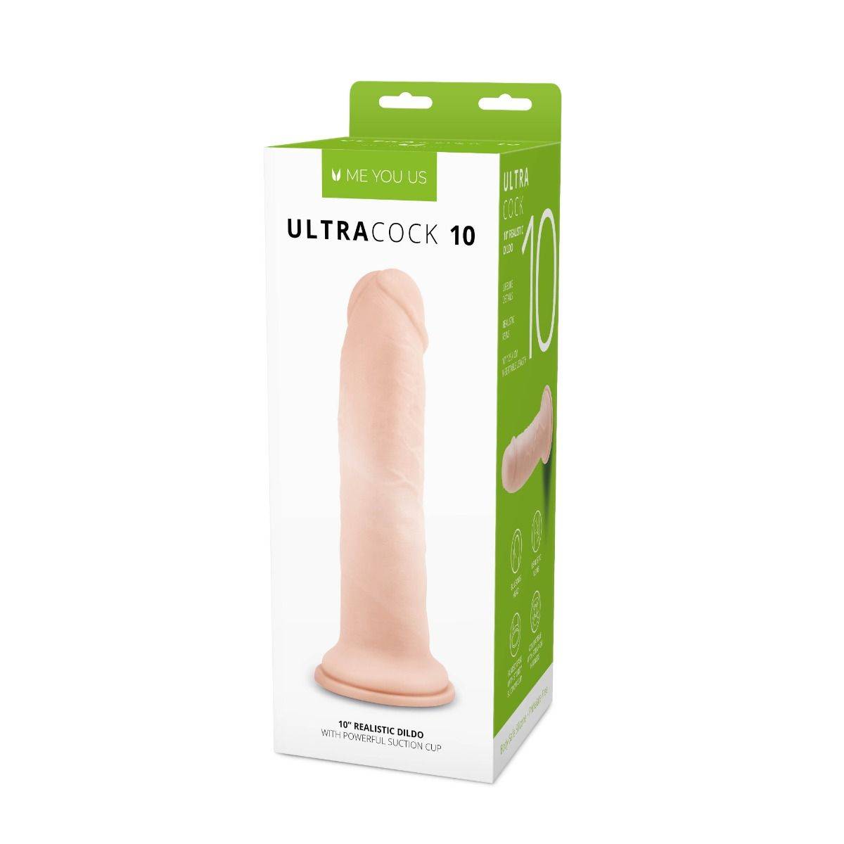 Me You Us Ultra Cock Realistic Dildo 10 Inch - Simply Pleasure