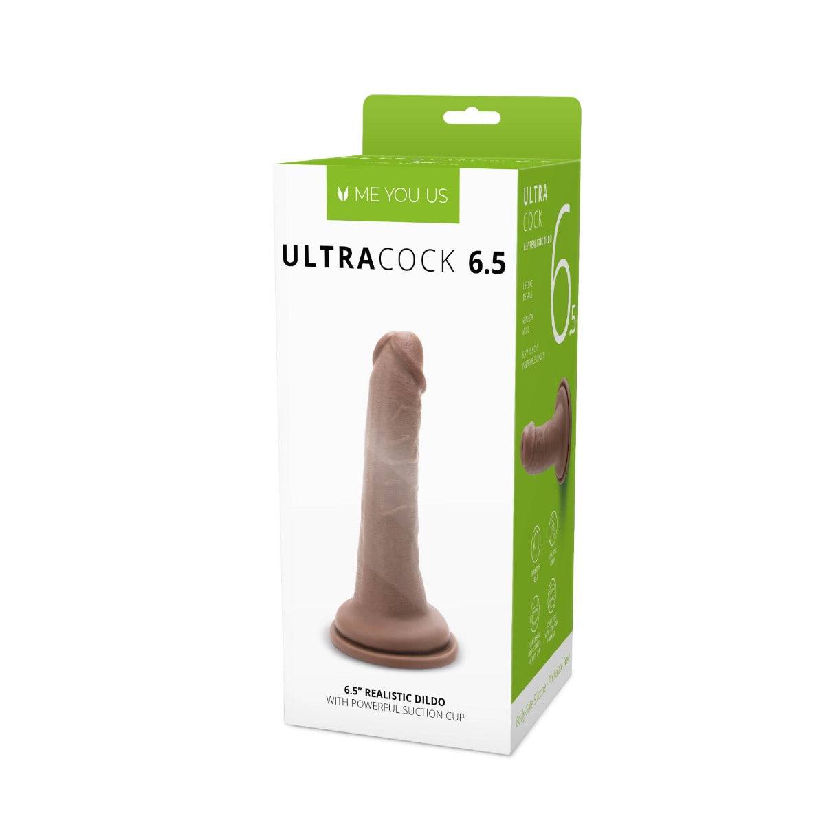 Me You Us Ultra Cock Caramel Realistic Dildo 6.5 Inch - Simply Pleasure