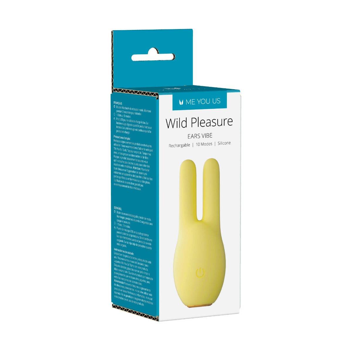 Me You Us Wild Pleasure Ears Vibrator Yellow - Simply Pleasure