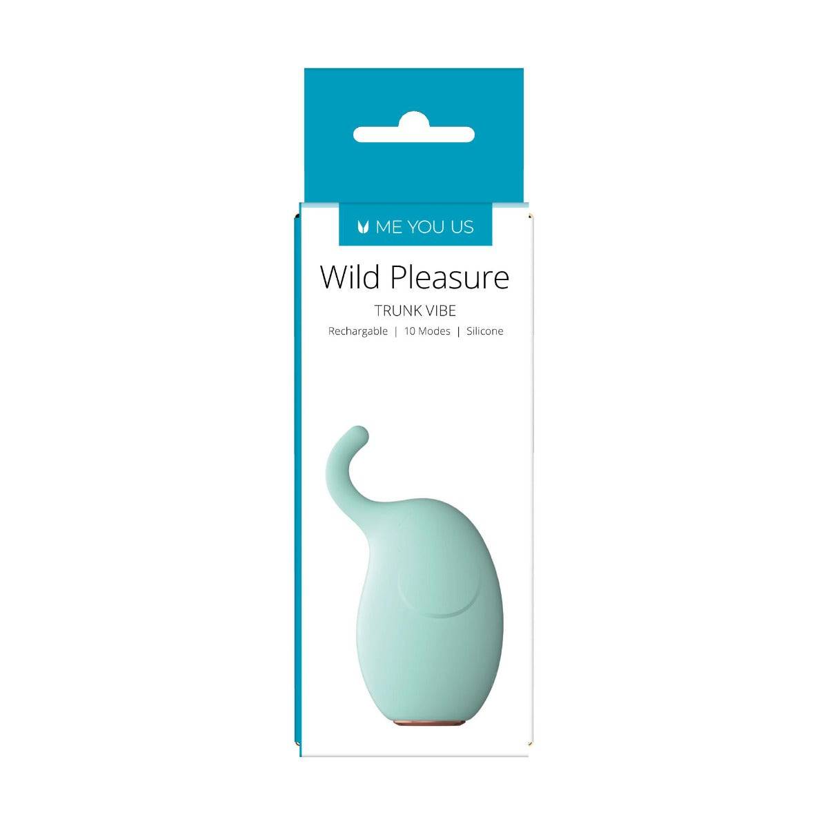 Me You Us Wild Pleasure Trunk Vibrator Turquoise - Simply Pleasure