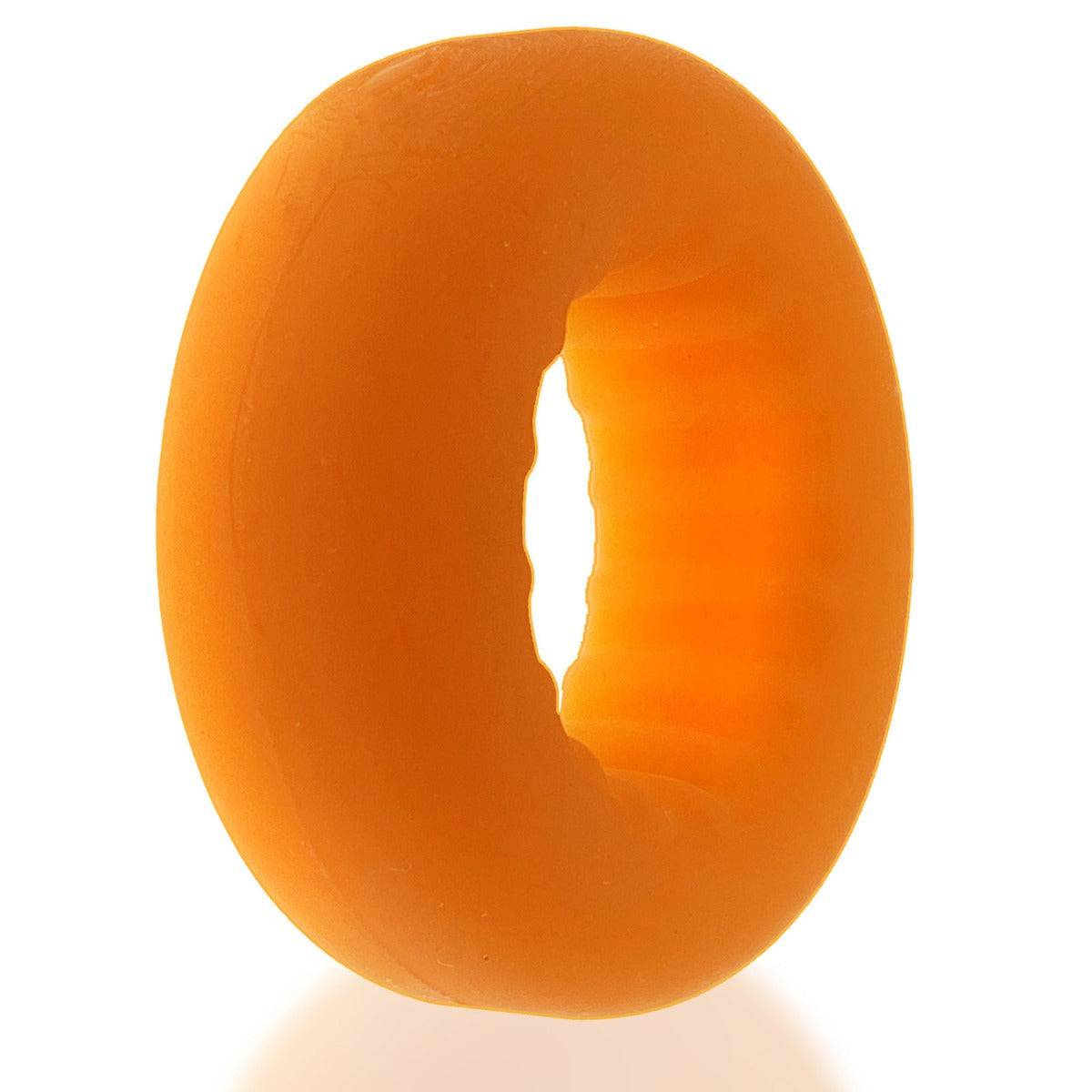 Oxballs Axis Rib Griphold Cock Ring Orange Ice - Simply Pleasure