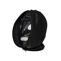 Prowler RED Leather Double Hood With Front Zipper Black