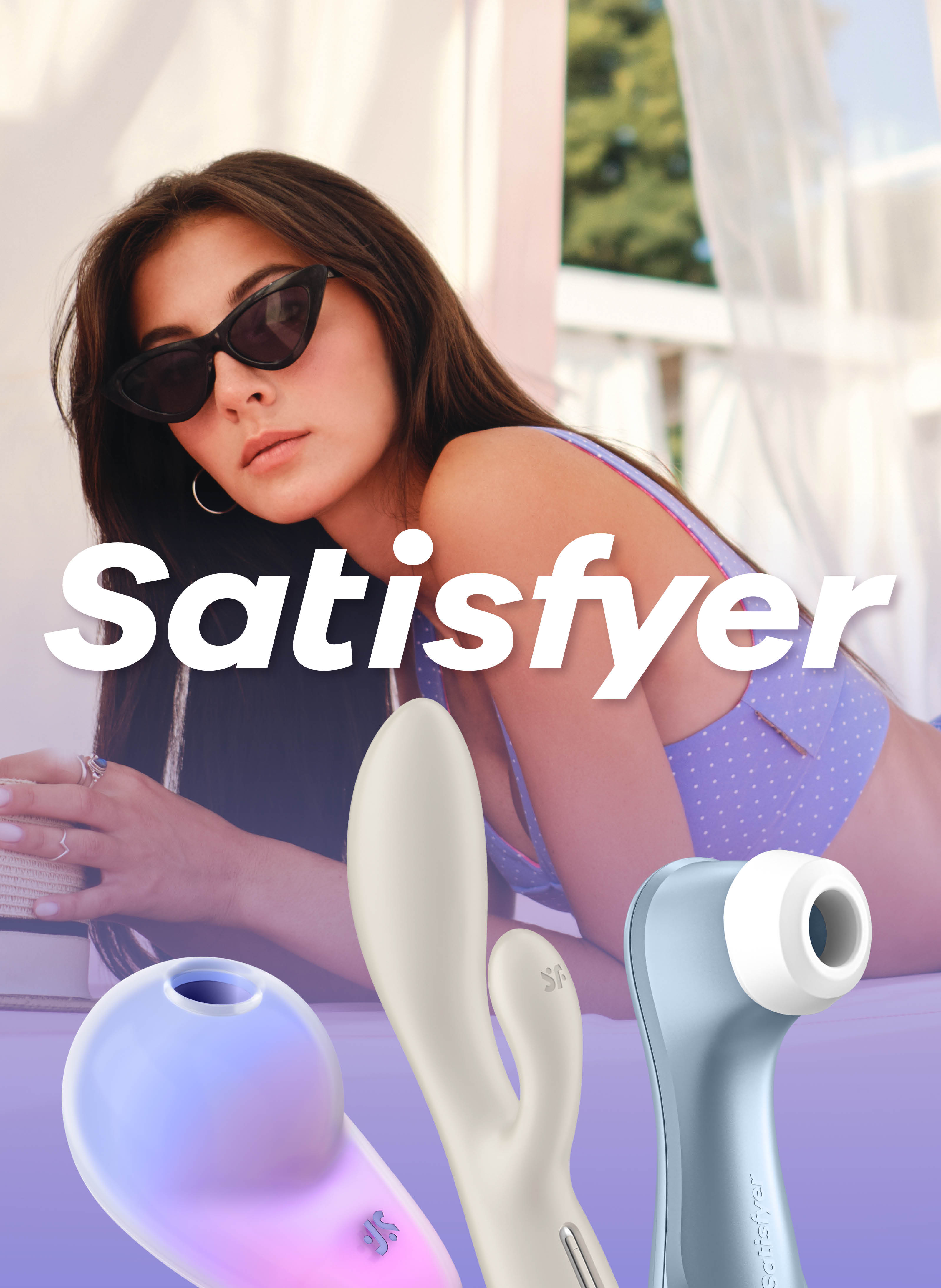 Simply Pleasure Promotional Image - Satisfyer Sex Toys - Masturbation May - 10% Off - Mobile