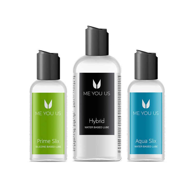 Me You Us Mini Lube 3 pack - travel pack image.