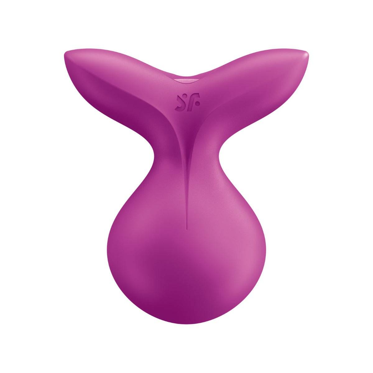 Front View Product - Satisfyer Viva La Vulva 3 Lay On Clitoral Vibrator Violet